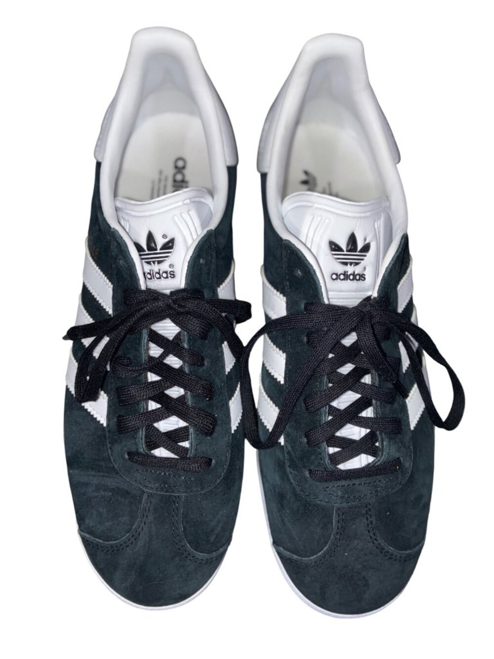 Adidas Originals Gazelle Mens Sneakers Black Suede Athletic Shoes Size 8.5 US - Picture 3 of 11